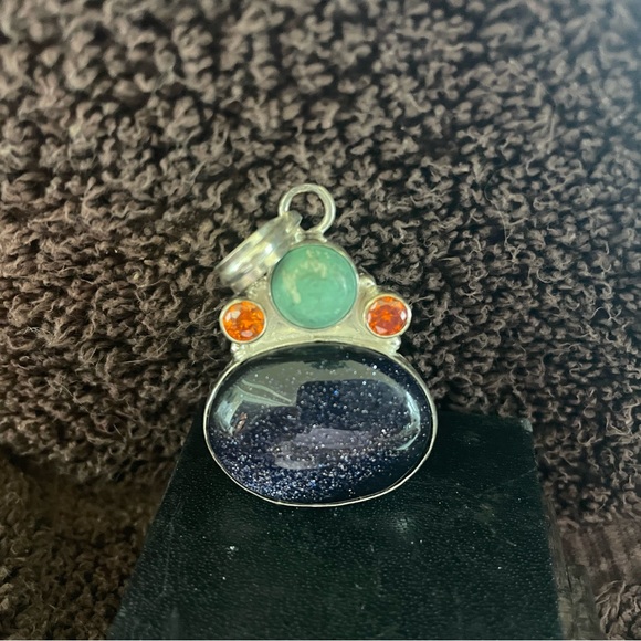 Silver 925 Pendant 2 “ with bale - Picture 3 of 4